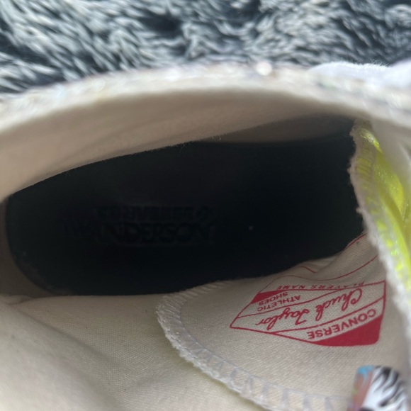 CONVERSE X JW Anderson Glitter Shoes. Men’s 9.5/women’s 11.5. - Picture 7 of 12